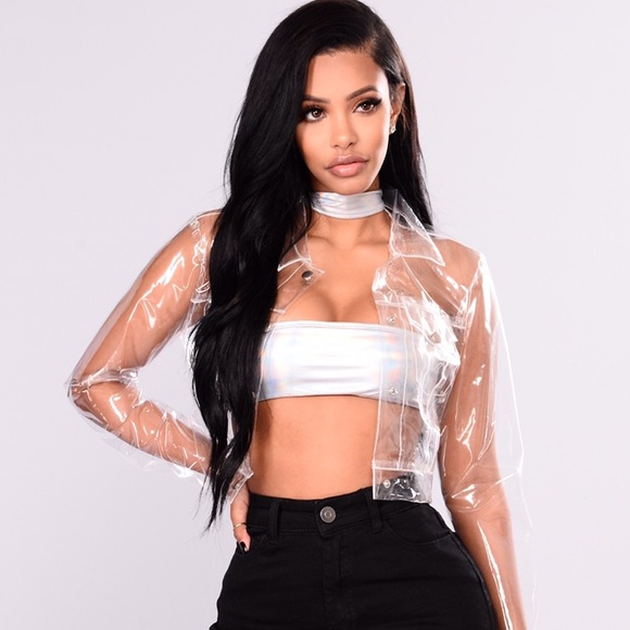 Jackets \u0026 Coats | Clear Cropped Jacket 